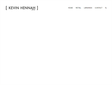 Tablet Screenshot of kevinhennah.com.au